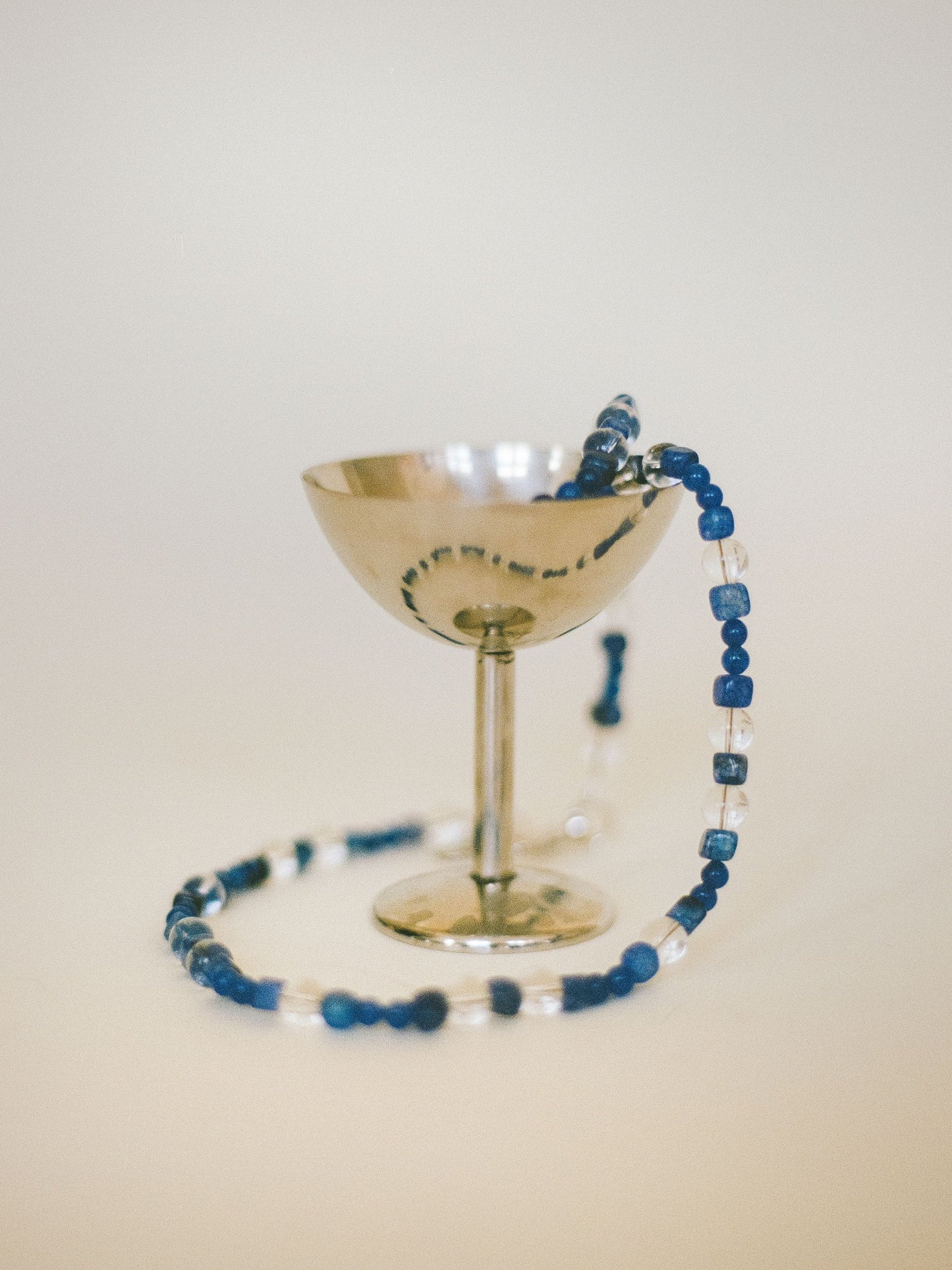 Atelier Magata Joy Beads Gemstone necklace blue