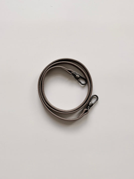 Atelier Magata Satin Bloom Pouch Bag leather strap Zamak hardware